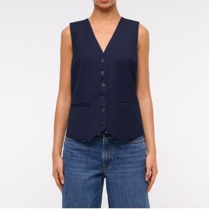 Abercrombie relaxed tailored vest
